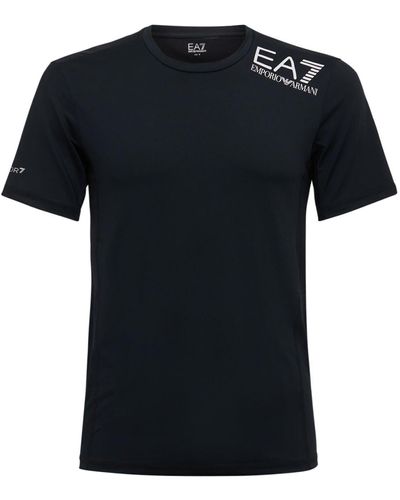 EA7 Vigor7 トレーニングtシャツ - ブラック