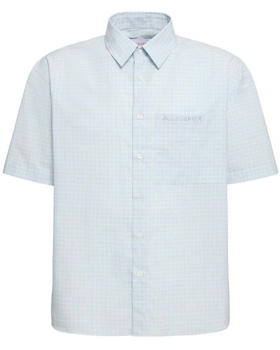Bluemarble Hemd Aus Recycelter Baumwolle Und Polyester - Blau