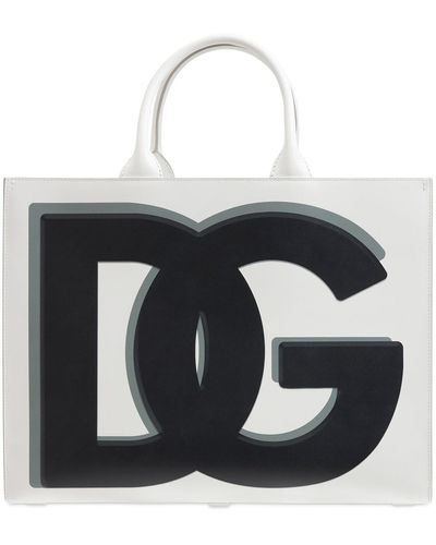 Dolce & Gabbana Dg Daily レザートートバッグ - ホワイト