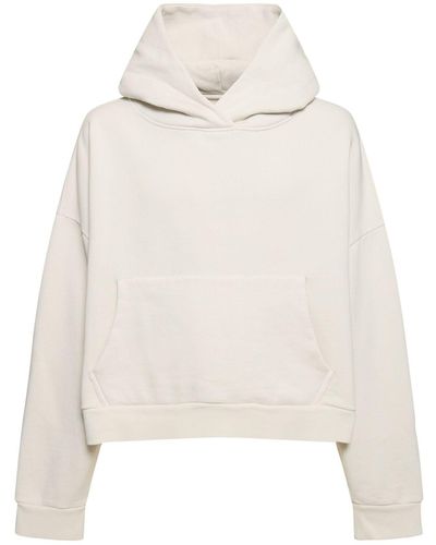 Entire studios Heavy Washed Cotton Hoodie - Natural