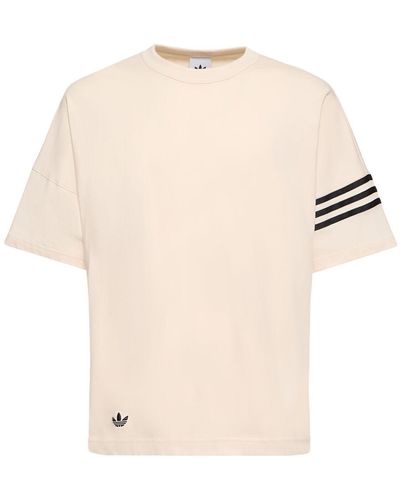 Originals Lyst Men Cotton Essentials | adidas White T-shirt in for