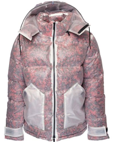 McQ Foam Cashmere Puffer Jacket - Pink
