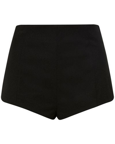 St. Agni Tailored Stretch Wool Hotpants - Black