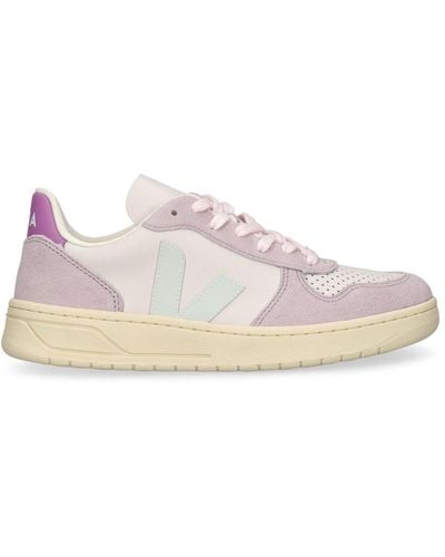 Veja Sneakers Aus Leder "v-10" - Pink