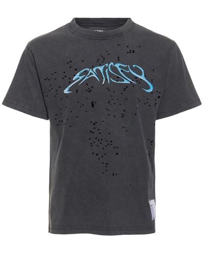 Satisfy T-shirt mothtech in cotone - Nero