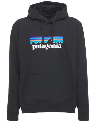 Patagonia P-6 Logo Uprisal スウェットフーディ - ブラック