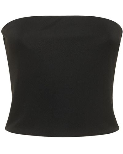 ANDAMANE Top gwen in jersey stretch - Nero