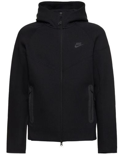 Nike Sweat zippé en tech fleece à capuche windrunner - Noir