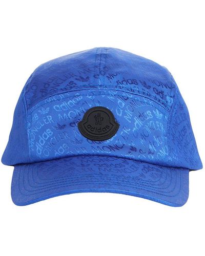Moncler Cappello baseball moncler x adidas in nylon - Blu