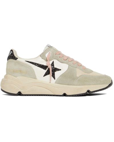 Golden Goose Baskets de course en cuir nappa 30 mm - Blanc