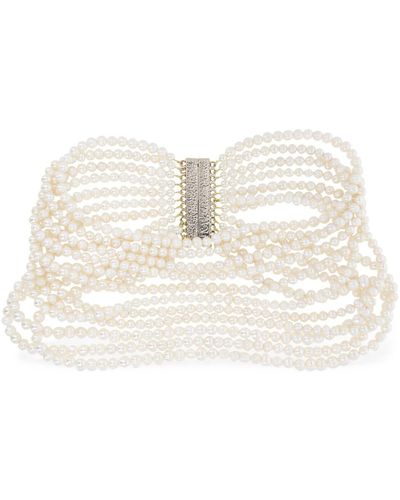 Rosantica Collar de perlas multihebra - Neutro
