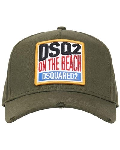 DSquared² Baseballkappe Mit Dsq2-logo - Grün