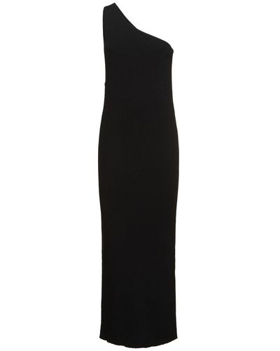 Totême ビスコースリブドレス - ブラック