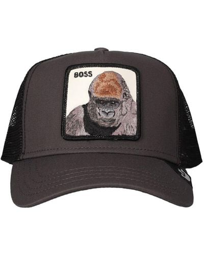 Goorin Bros The Primal Boss Trucker Hat W/patch - Black