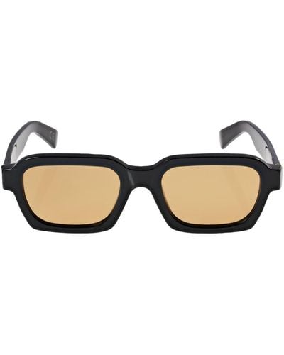 Retrosuperfuture Sonnenbrille Mit Raffiniertem Acetat "caro" - Schwarz