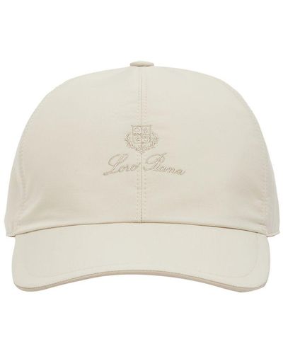 Loro Piana Wind Storm System Baseball Hat - White