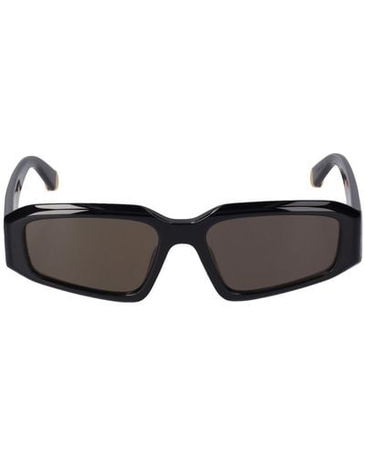 Stella McCartney Squared Acetate Sunglasses - Black