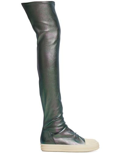 Rick Owens 20mm Classic Bumper Over-the Knee Boots - Green