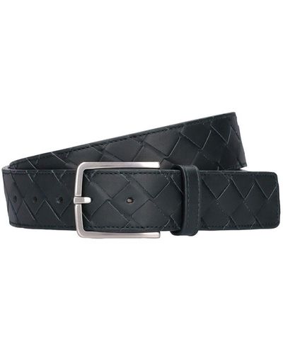 Bottega Veneta Intreccio Leather Belt - Multicolour