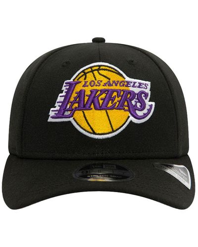 KTZ 9Fifty Stretch Snap La Lakers Hat - Black