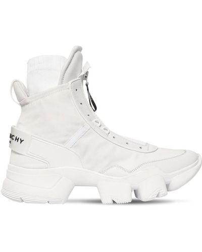 Givenchy Jaw Nylon Sock High Top Sneakers - White