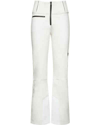 Peak Performance Pantaloni vita alta stretch - Bianco