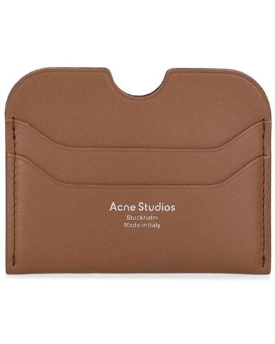 Acne Studios Elmas Large Card Case - Brown