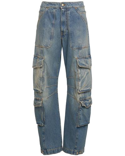 Golden Goose Journey Cotton Cargo Pants - Blue