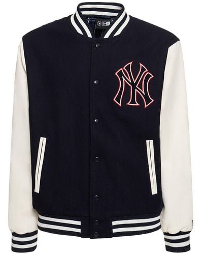KTZ Mlb Lifestyle Ny Yankees Varsity Jacket - Blue