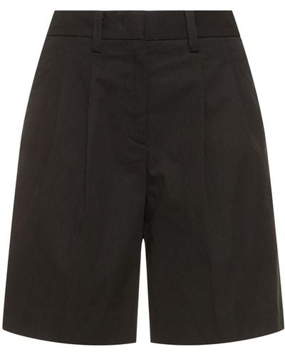 DUNST Bermuda Chino Shorts - Black