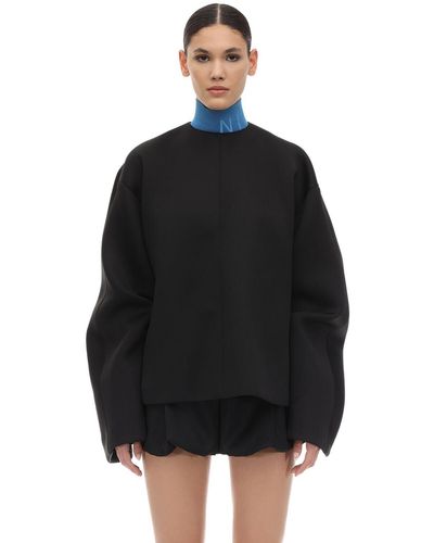 Nina Ricci Sweater Aus Neopren Mit Knotendetail - Schwarz