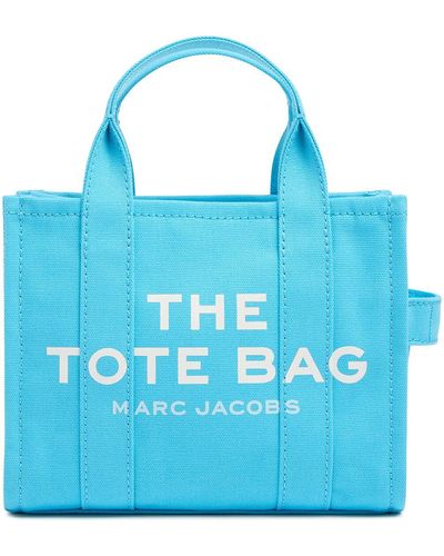 Marc Jacobs Tasche Aus Canvas "the Small Tote" - Blau