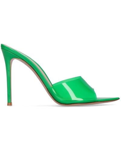 Gianvito Rossi Zapatos mules elle de pvc 105mm - Verde
