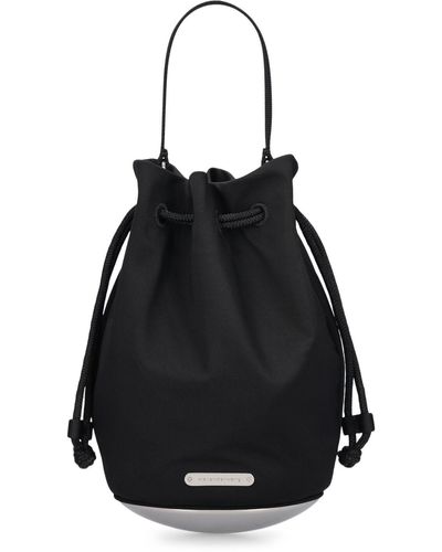 Alexander Wang Mini Dome Nylon Twill Bucket Bag - Black