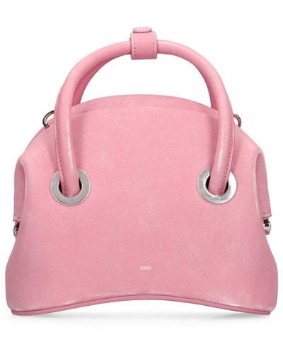 OSOI Mini Handtasche Aus Leder "circle" - Pink