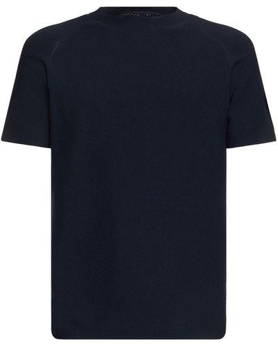 ALPHATAURI 3d Knit T-shirt - Blue