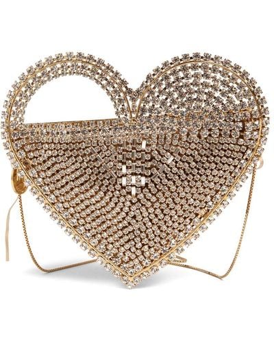 Rosantica Regina Heart Crystal Top Handle Bag - Multicolour