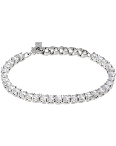 DSquared² D2 Crystal Tennis Bracelet - Metallic