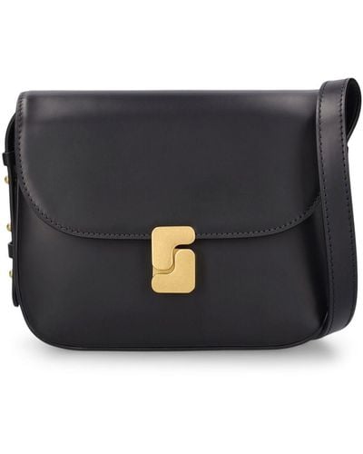 Soeur Mini Bellissima Leather Shoulder Bag - Black