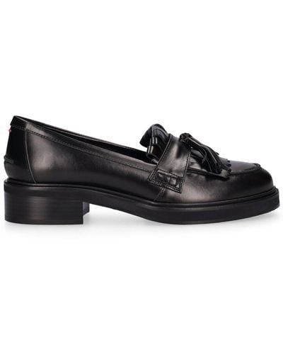 Aeyde 45mm Eryn Leather Loafers - Black