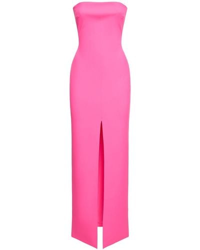 Solace London Kleid Aus Kreppstrick "bysha" - Pink