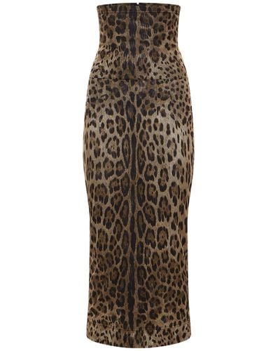 Dolce & Gabbana Lvr exclusive - jupe taille haute en tulle - Multicolore
