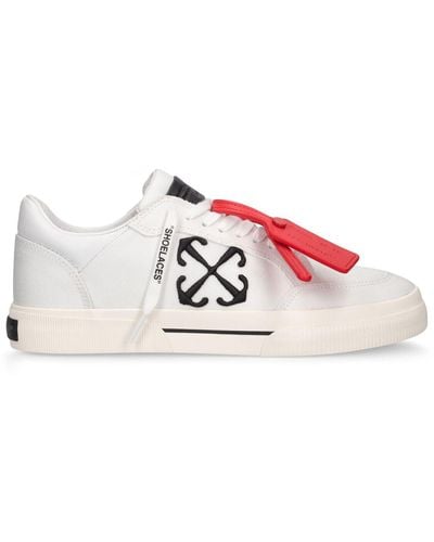 Off-White c/o Virgil Abloh 20mm Sneakers Aus Vulkanisiertem Canvas "new Low" - Weiß