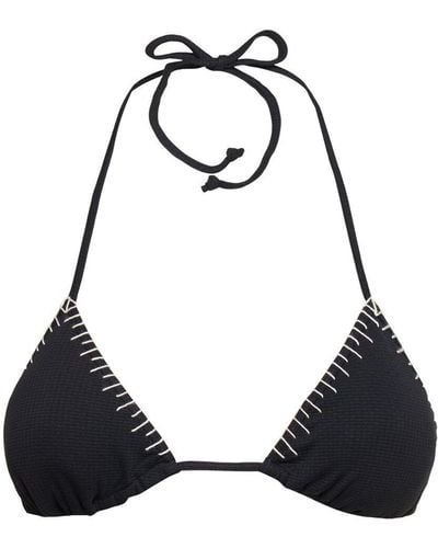 Marysia Swim Sole Triangle Bikini Top - Black