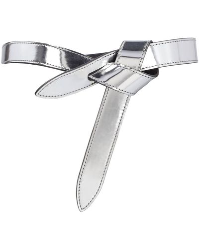 Isabel Marant Lecce Leather Belt - White