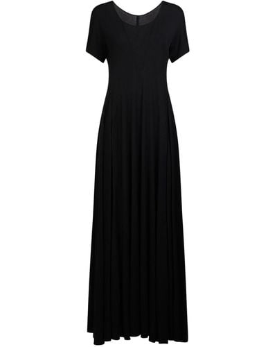 The Row Pollon ジャージーロングドレス - ブラック