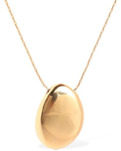 Isabel Marant Shiny Day Pendant Necklace - Metallic