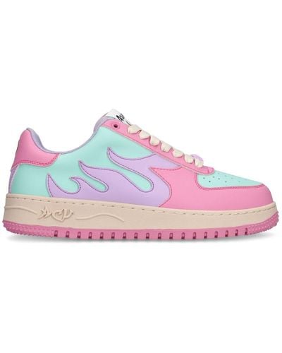 Acupuncture Sneakers "acu Force Flame" - Pink