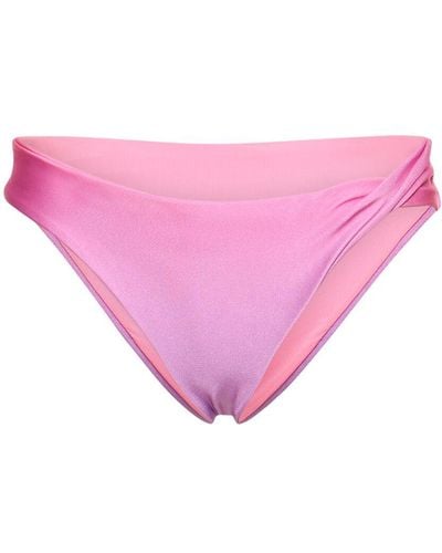 Baobab Maple Stretch Tech Bikini Bottoms - Pink