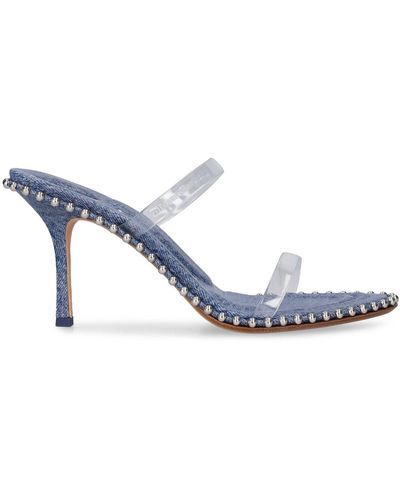 Alexander Wang Sandales en pvc nova 85 mm - Bleu